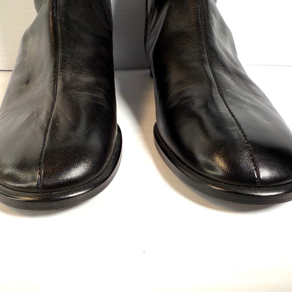 Calvin Klein Women's Black Leather Boots - Picture 2 of 11